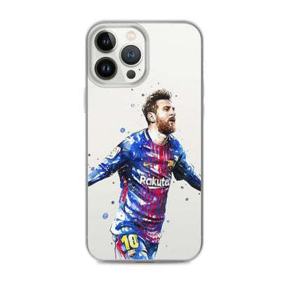 Lionel Messi Barca Vintage Clear Case for iPhone®
