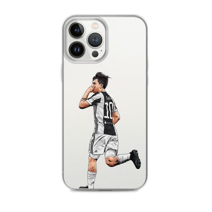 Dybala Mask Juve Clear Case for iPhone®