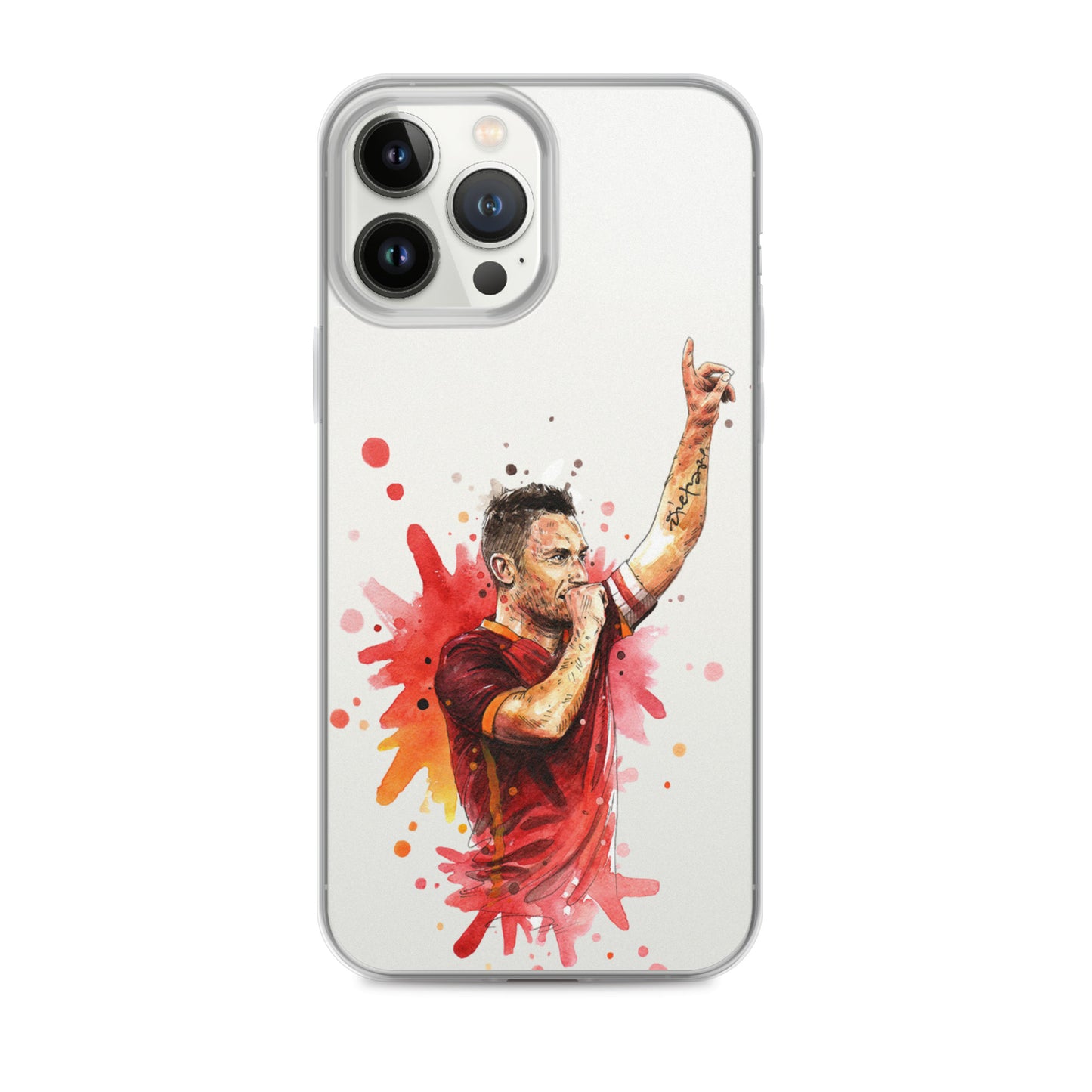 AS Roma Totti Eterno Vintage Clear Case for iPhone®