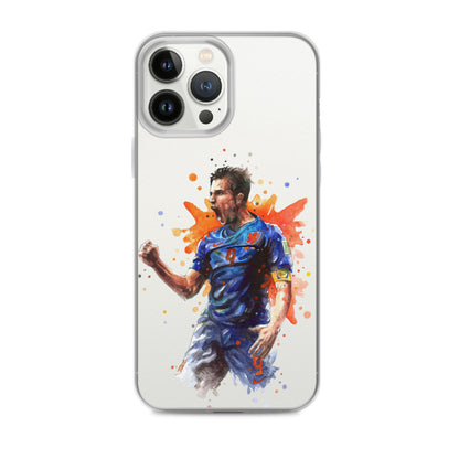 Netherlands Van Persie Vintage Clear Case for iPhone®