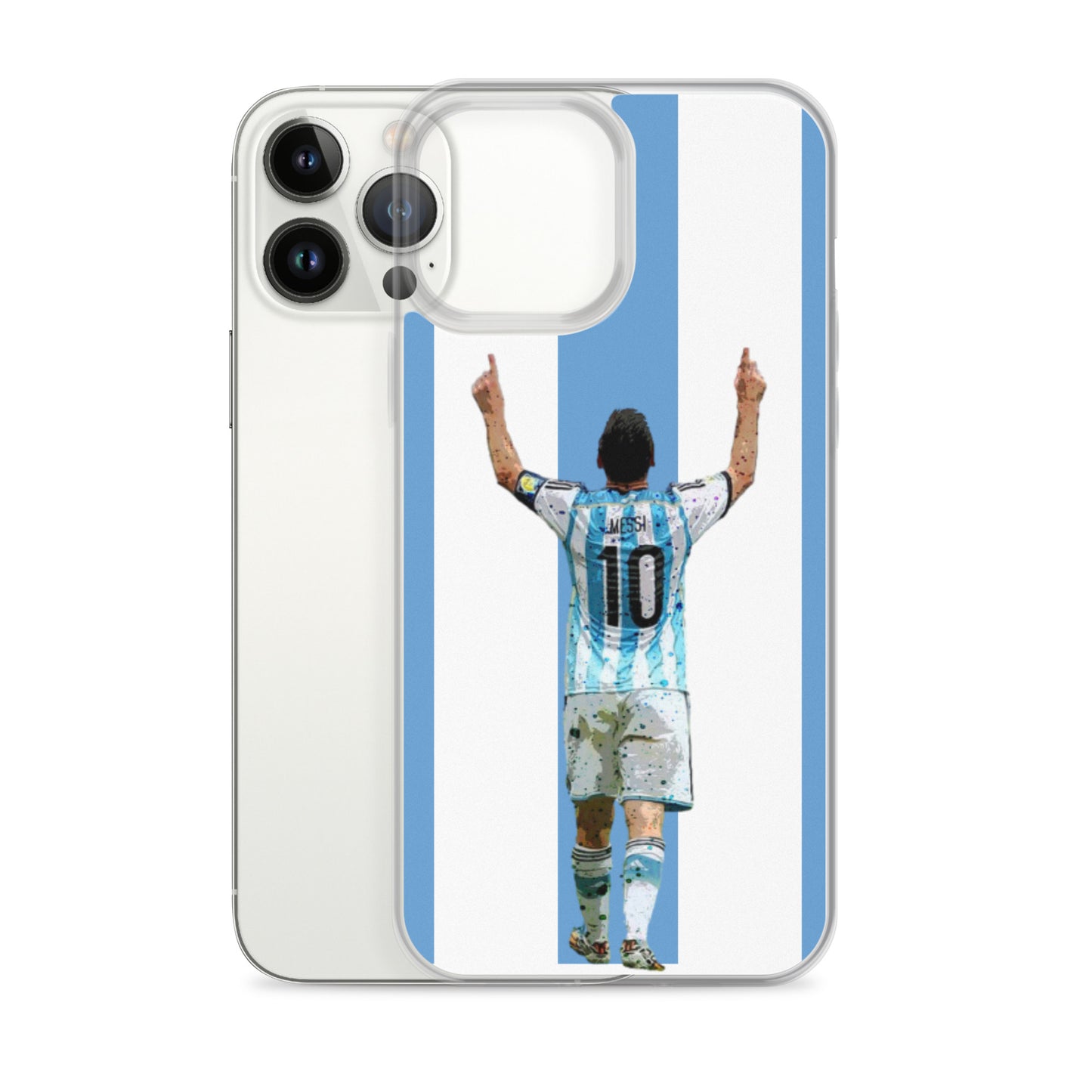 Messi Celebration Argentina Clear Case for iPhone® - The 90+ Minute
