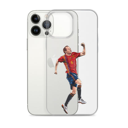 Iniesta Spain Winner Clear Case for iPhone® - The 90+ Minute