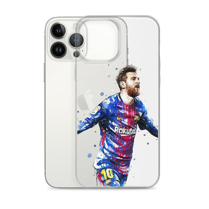 Lionel Messi Barca Vintage Clear Case for iPhone®