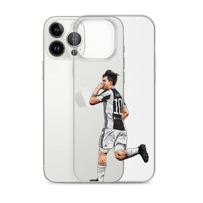 Dybala Mask Juve Clear Case for iPhone®