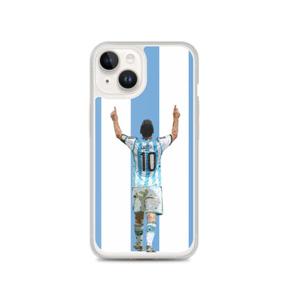 Messi Celebration Argentina Clear Case for iPhone® - The 90+ Minute