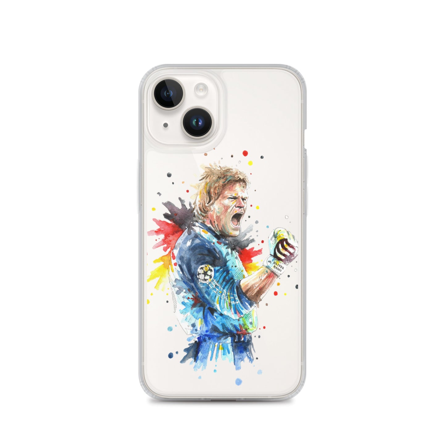 Germany Oliver Kahn Vintage Clear Case for iPhone® - The 90+ Minute