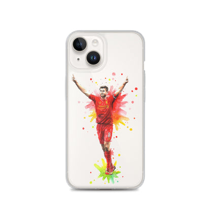 Liverpool Steven Gerrard Vintage Clear Case for iPhone® - The 90+ Minute