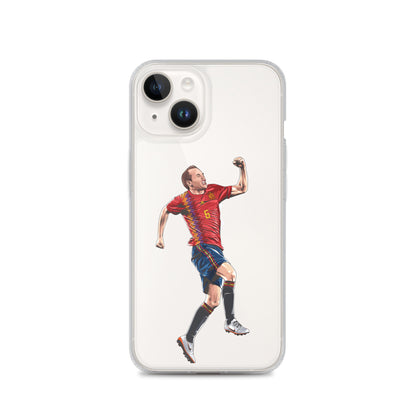 Iniesta Spain Winner Clear Case for iPhone® - The 90+ Minute