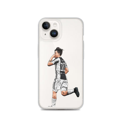Dybala Mask Juve Clear Case for iPhone®