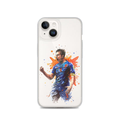 Netherlands Van Persie Vintage Clear Case for iPhone®
