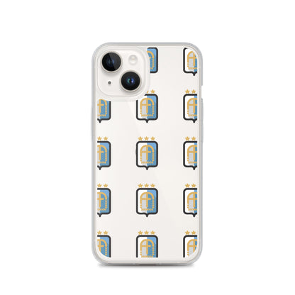Argentina Vintage Logo 3 Stars Clear Case for iPhone®
