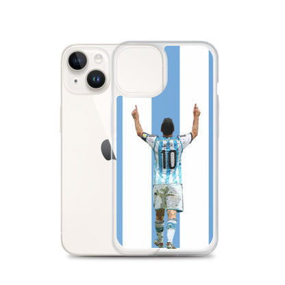 Messi Celebration Argentina Clear Case for iPhone® - The 90+ Minute