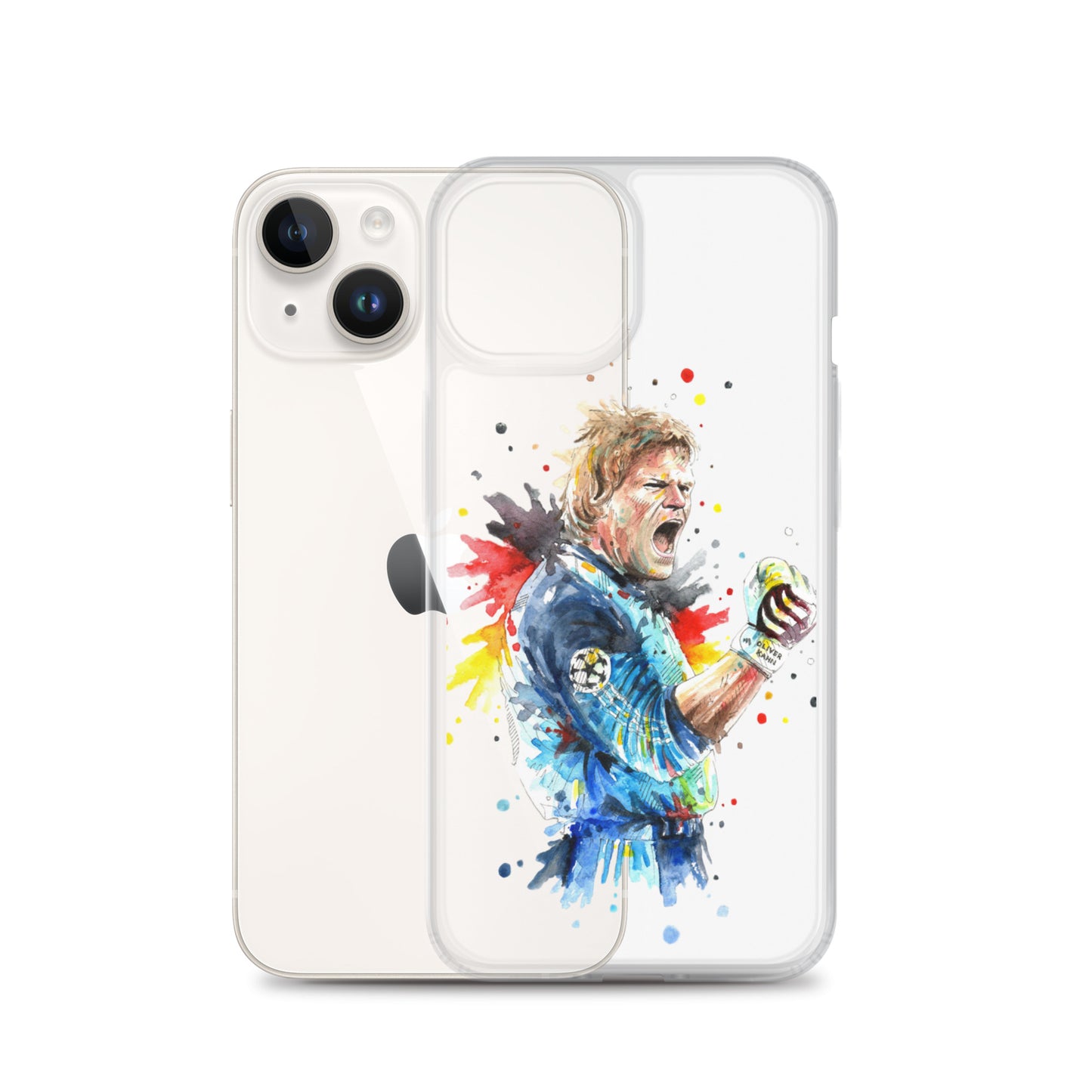 Germany Oliver Kahn Vintage Clear Case for iPhone® - The 90+ Minute