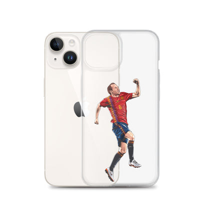 Iniesta Spain Winner Clear Case for iPhone® - The 90+ Minute