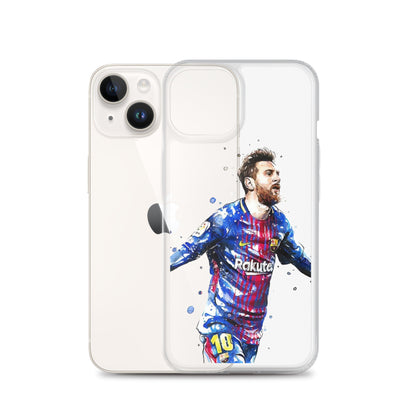 Lionel Messi Barca Vintage Clear Case for iPhone®