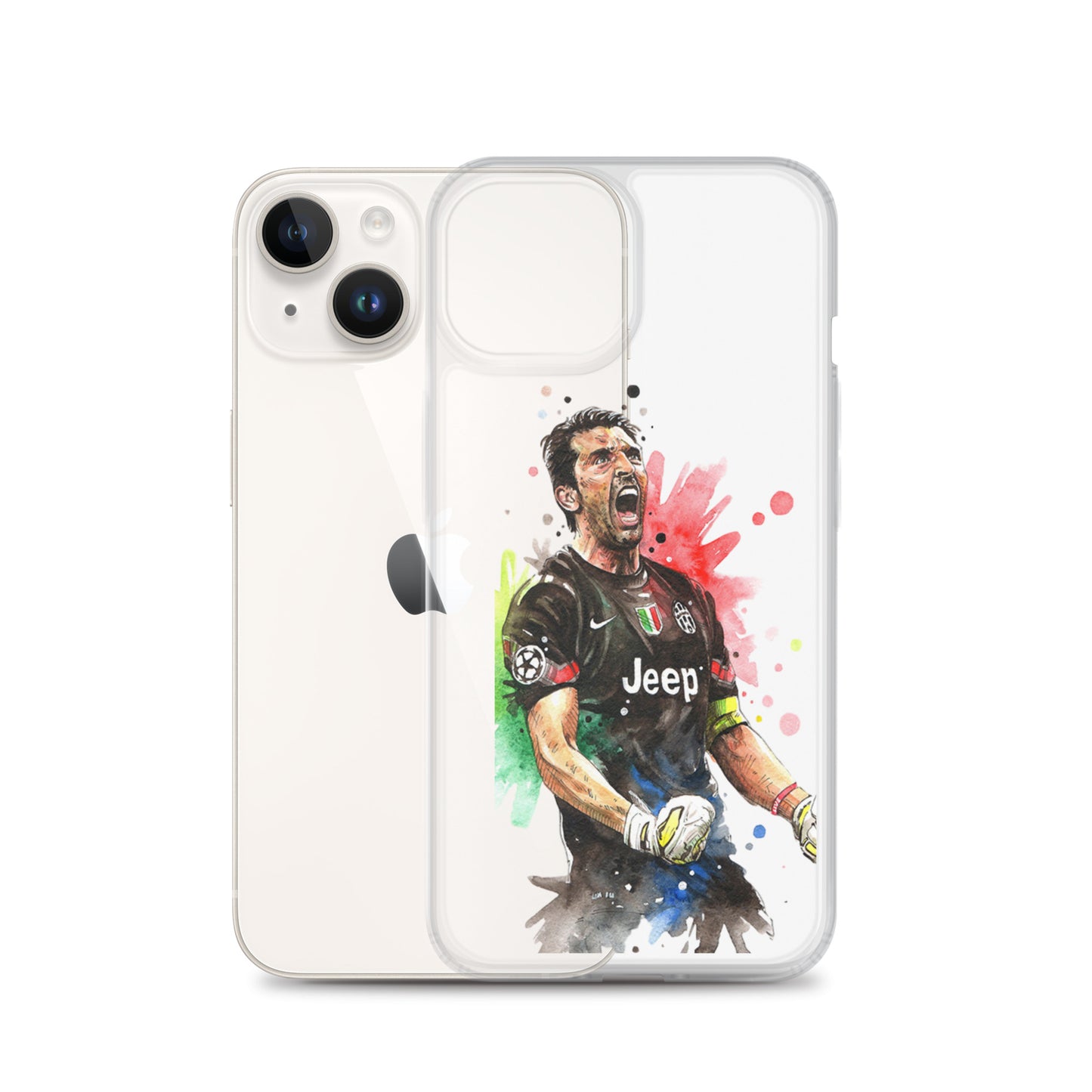 Buffon Juventus Vintage Clear Case for iPhone®