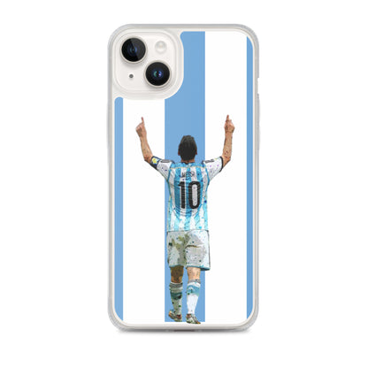 Messi Celebration Argentina Clear Case for iPhone® - The 90+ Minute