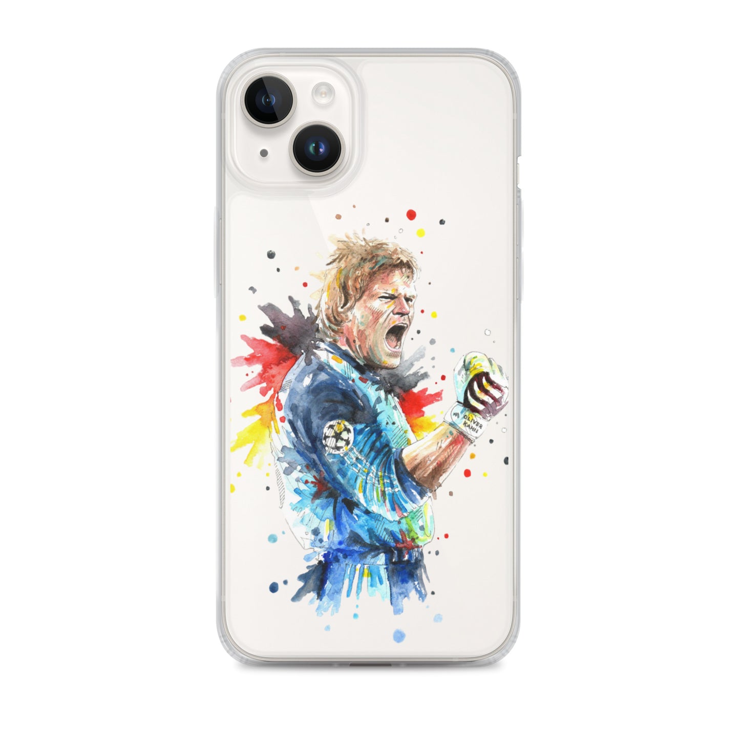 Germany Oliver Kahn Vintage Clear Case for iPhone® - The 90+ Minute