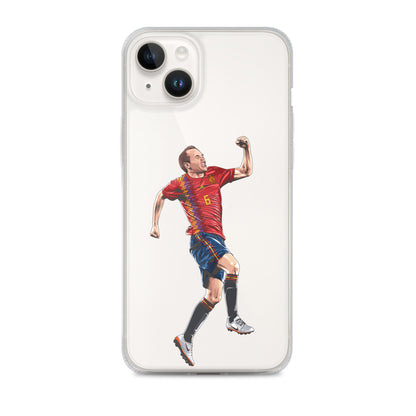 Iniesta Spain Winner Clear Case for iPhone® - The 90+ Minute