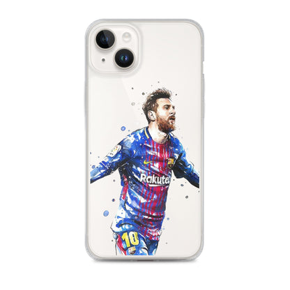 Lionel Messi Barca Vintage Clear Case for iPhone®