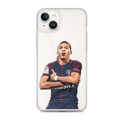 Mbappe Goal Celebration Clear Case for iPhone®