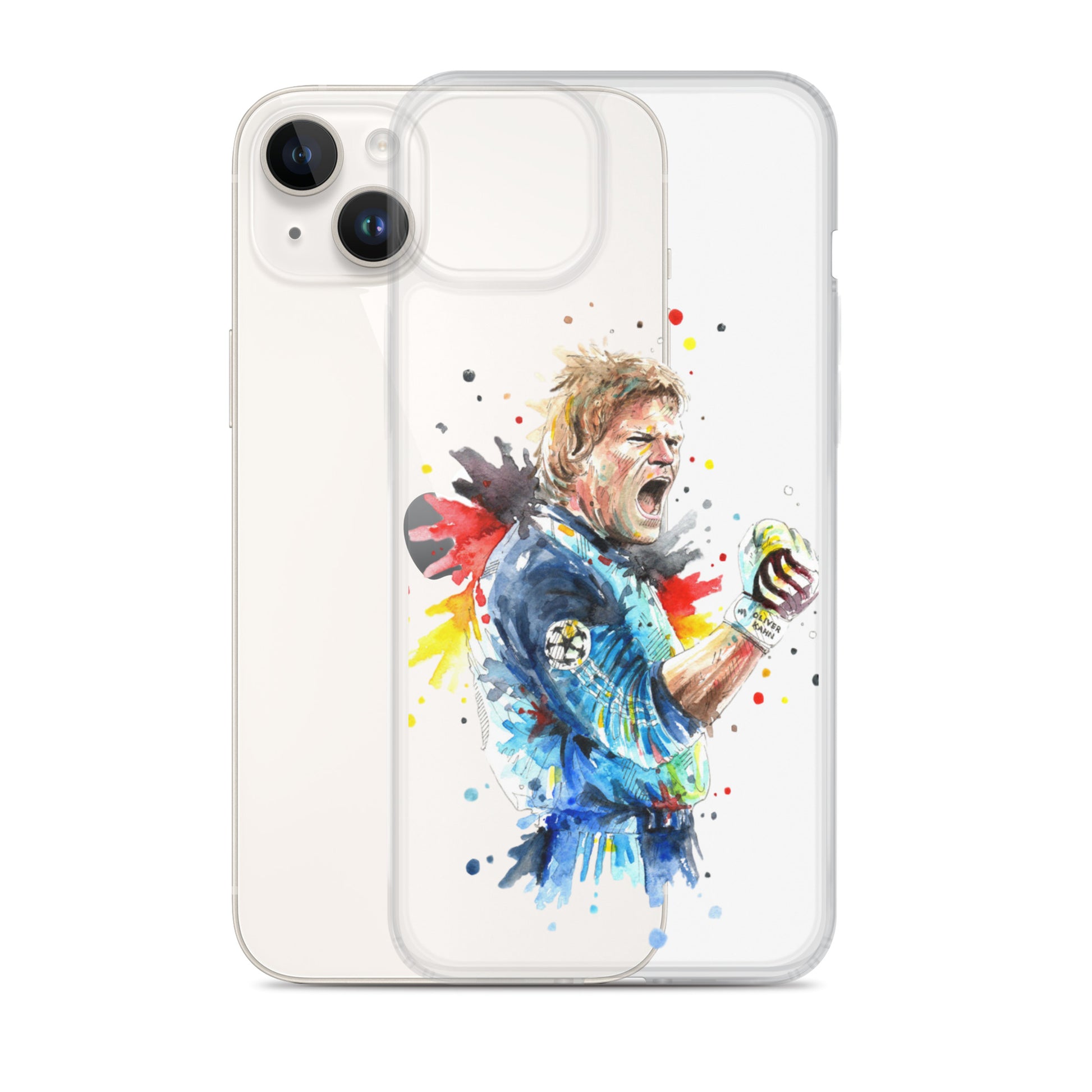 Germany Oliver Kahn Vintage Clear Case for iPhone® - The 90+ Minute