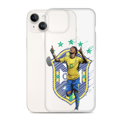 Neymar Brazil Logo iPhone Clear Case - The 90+ Minute
