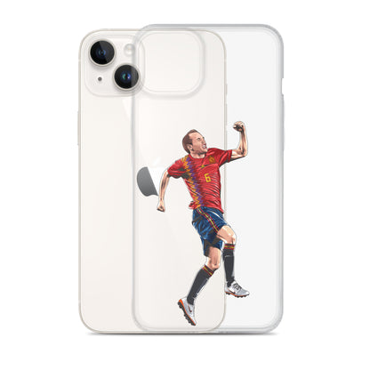 Iniesta Spain Winner Clear Case for iPhone® - The 90+ Minute