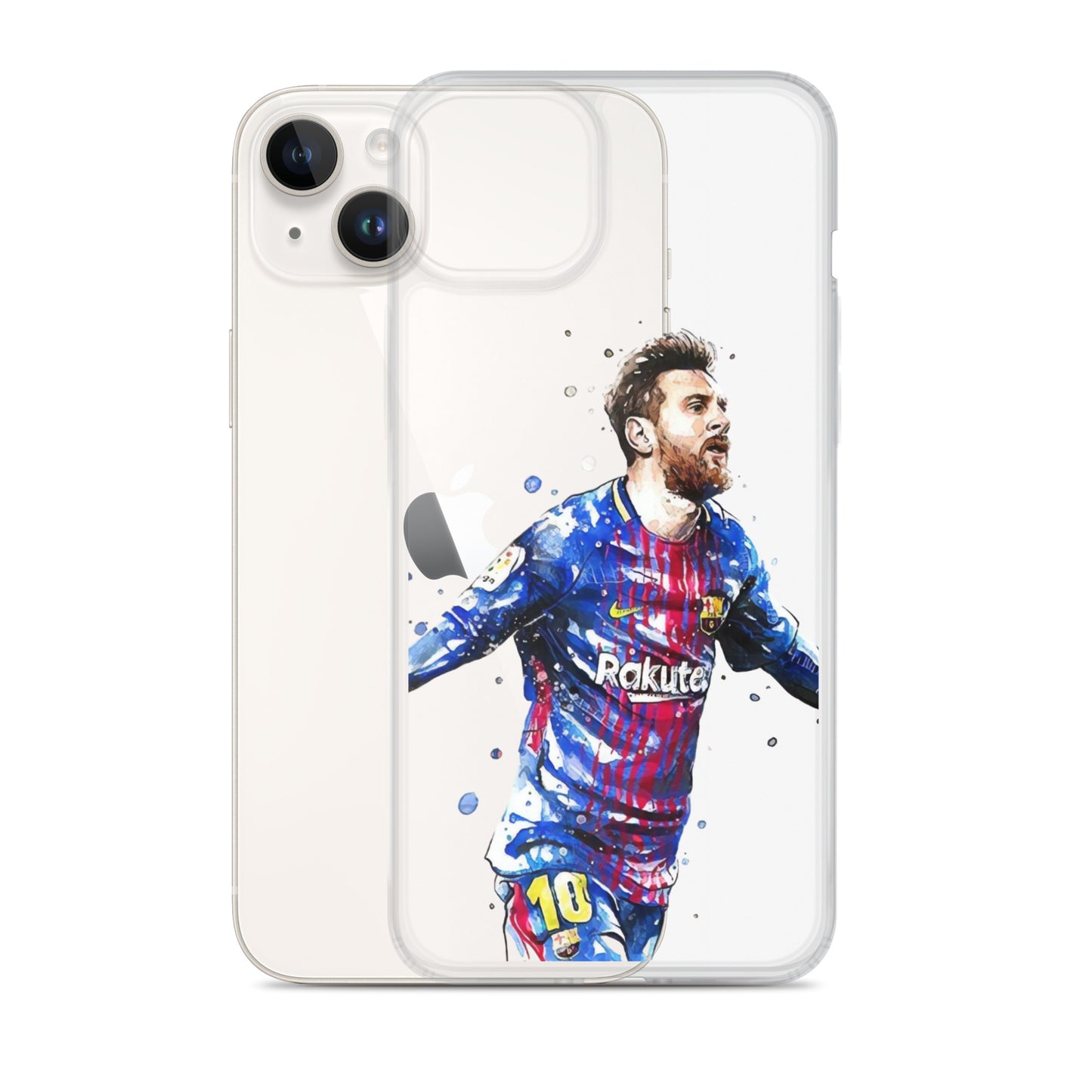 Lionel Messi Barca Vintage Clear Case for iPhone®