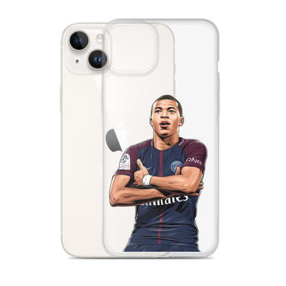 Mbappe Goal Celebration Clear Case for iPhone®