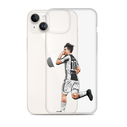 Dybala Mask Juve Clear Case for iPhone®