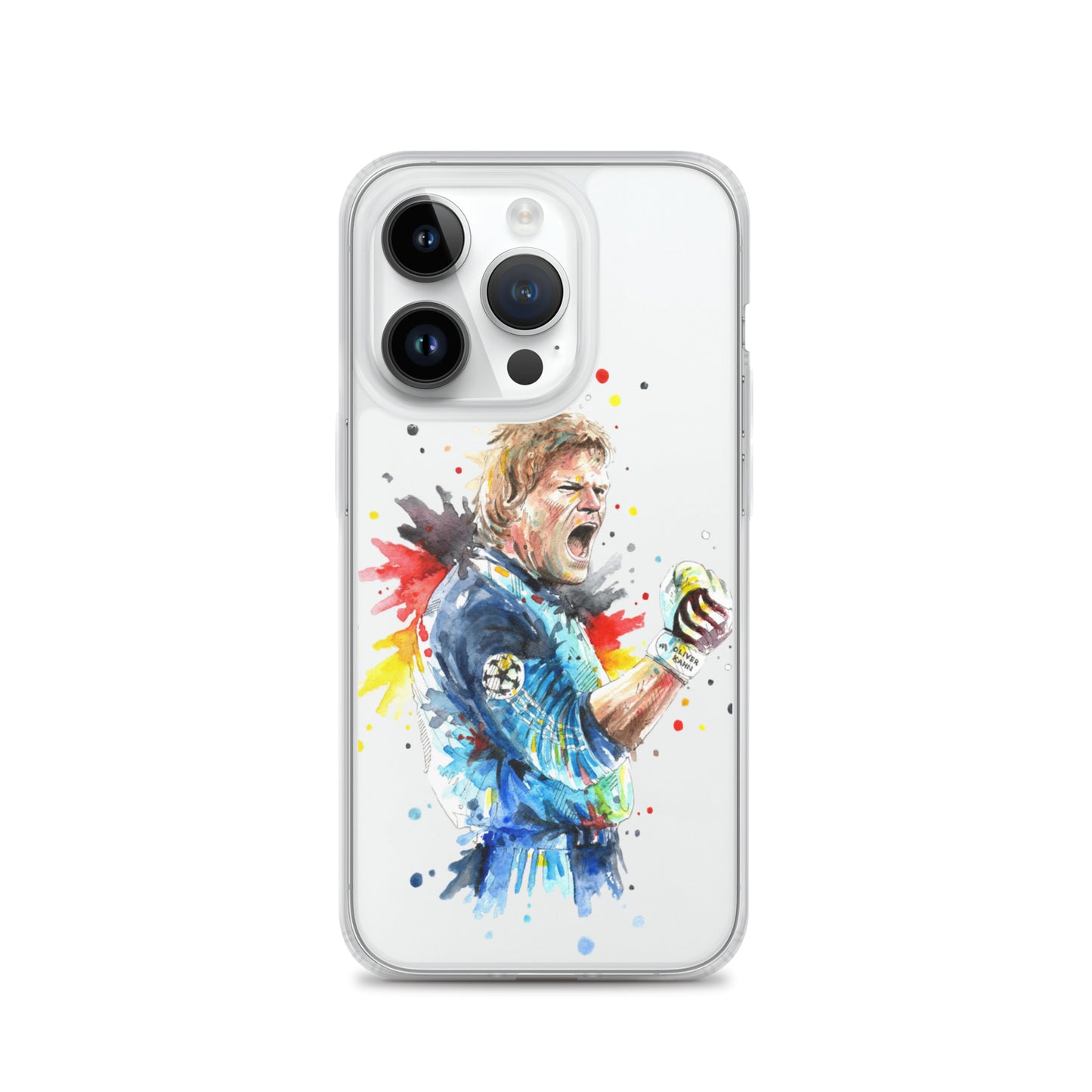 Germany Oliver Kahn Vintage Clear Case for iPhone® - The 90+ Minute