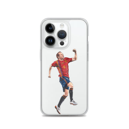 Iniesta Spain Winner Clear Case for iPhone® - The 90+ Minute
