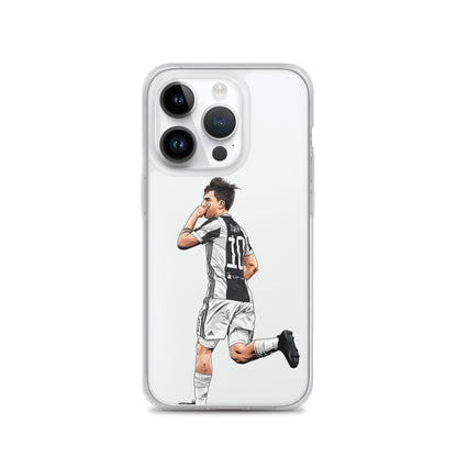 Dybala Mask Juve Clear Case for iPhone®