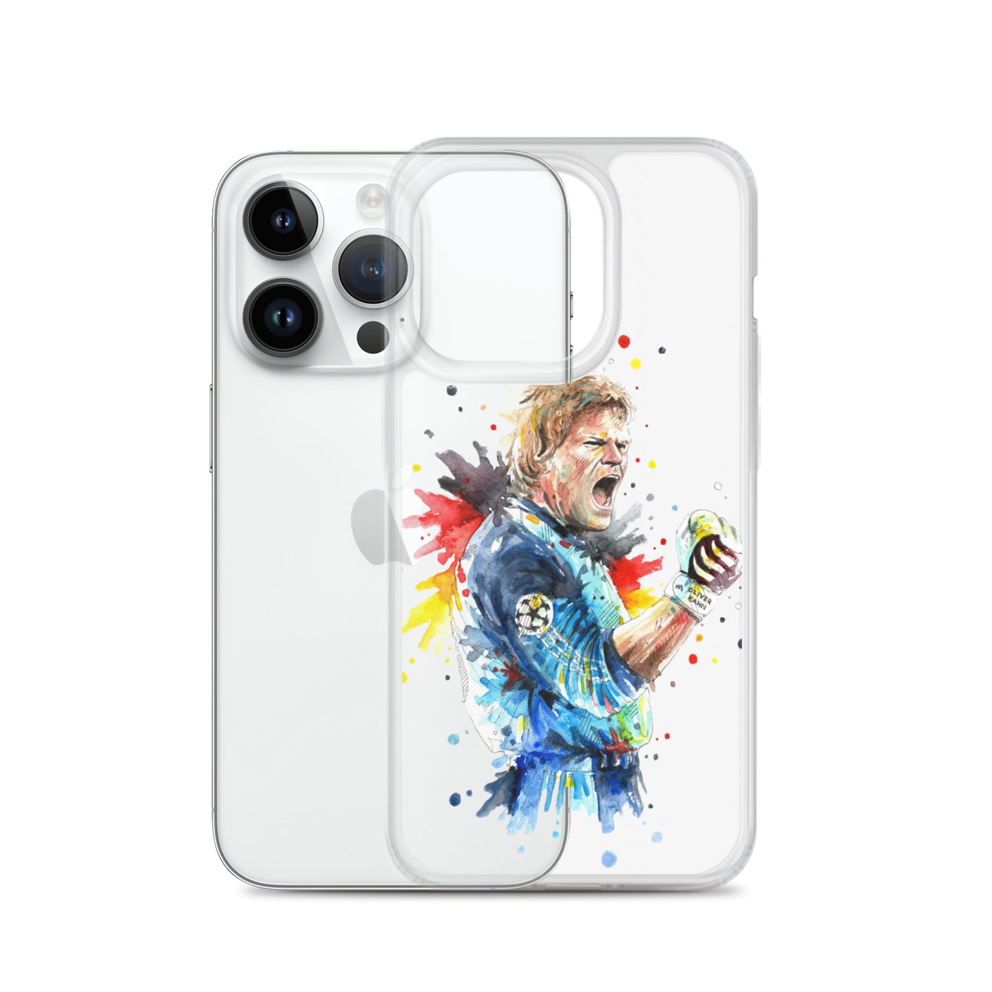 Germany Oliver Kahn Vintage Clear Case for iPhone® - The 90+ Minute