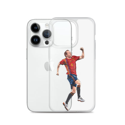 Iniesta Spain Winner Clear Case for iPhone® - The 90+ Minute