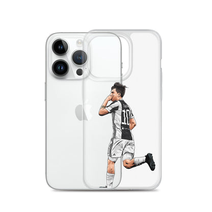 Dybala Mask Juve Clear Case for iPhone®