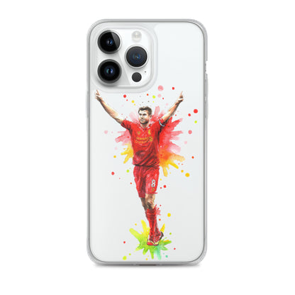 Liverpool Steven Gerrard Vintage Clear Case for iPhone® - The 90+ Minute
