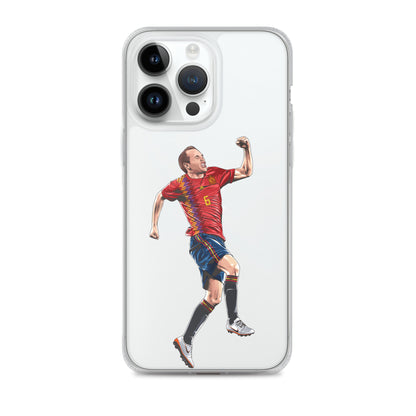Iniesta Spain Winner Clear Case for iPhone® - The 90+ Minute