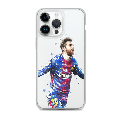 Lionel Messi Barca Vintage Clear Case for iPhone®
