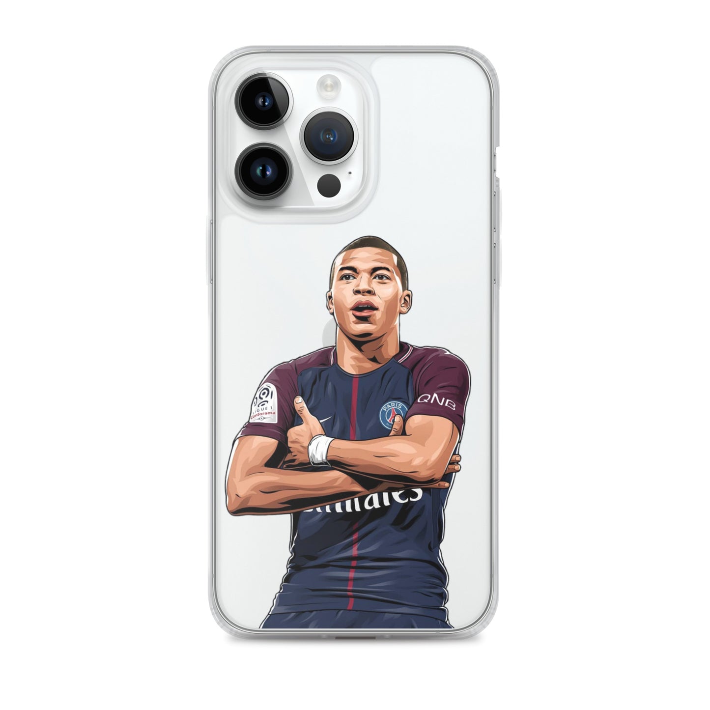 Mbappe Goal Celebration Clear Case for iPhone®