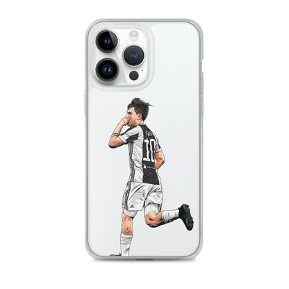 Dybala Mask Juve Clear Case for iPhone®