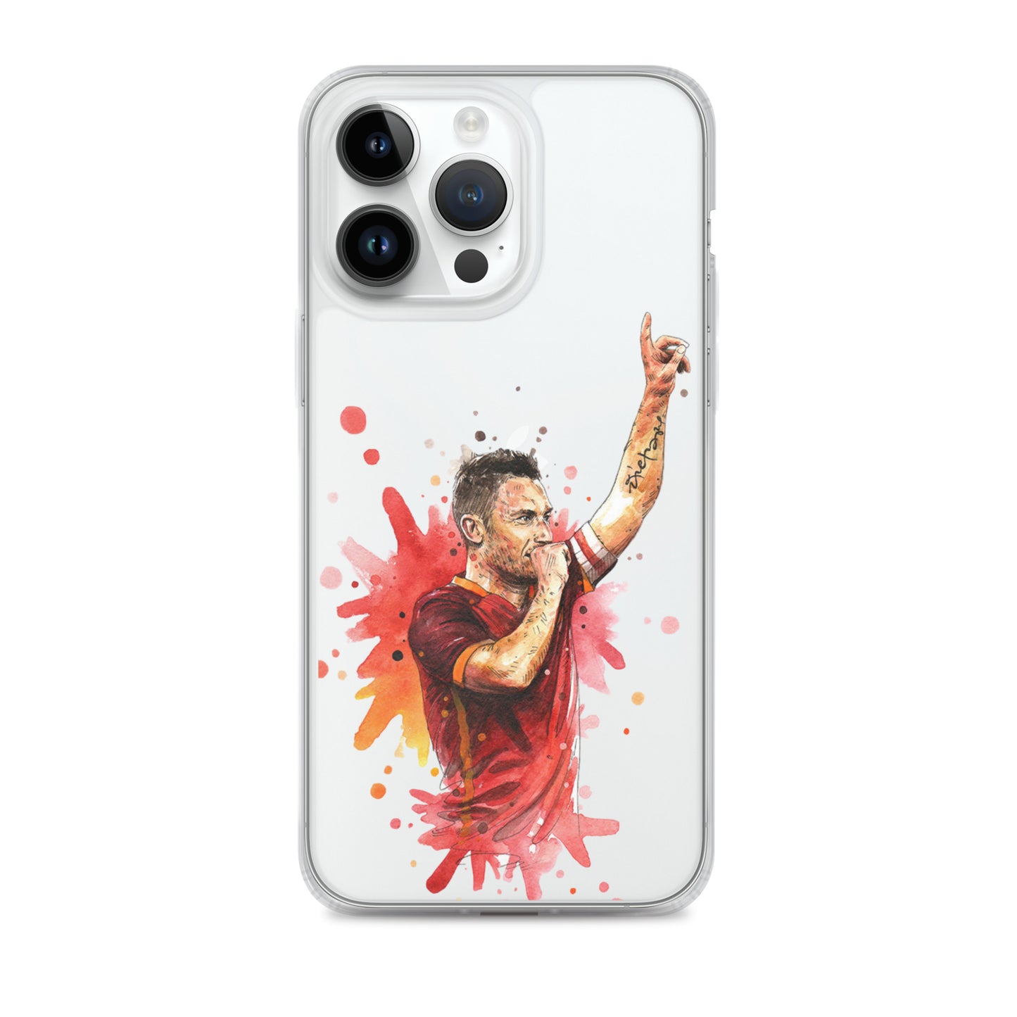 AS Roma Totti Eterno Vintage Clear Case for iPhone®