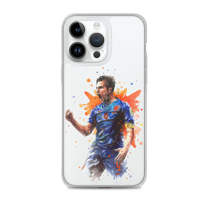 Netherlands Van Persie Vintage Clear Case for iPhone®