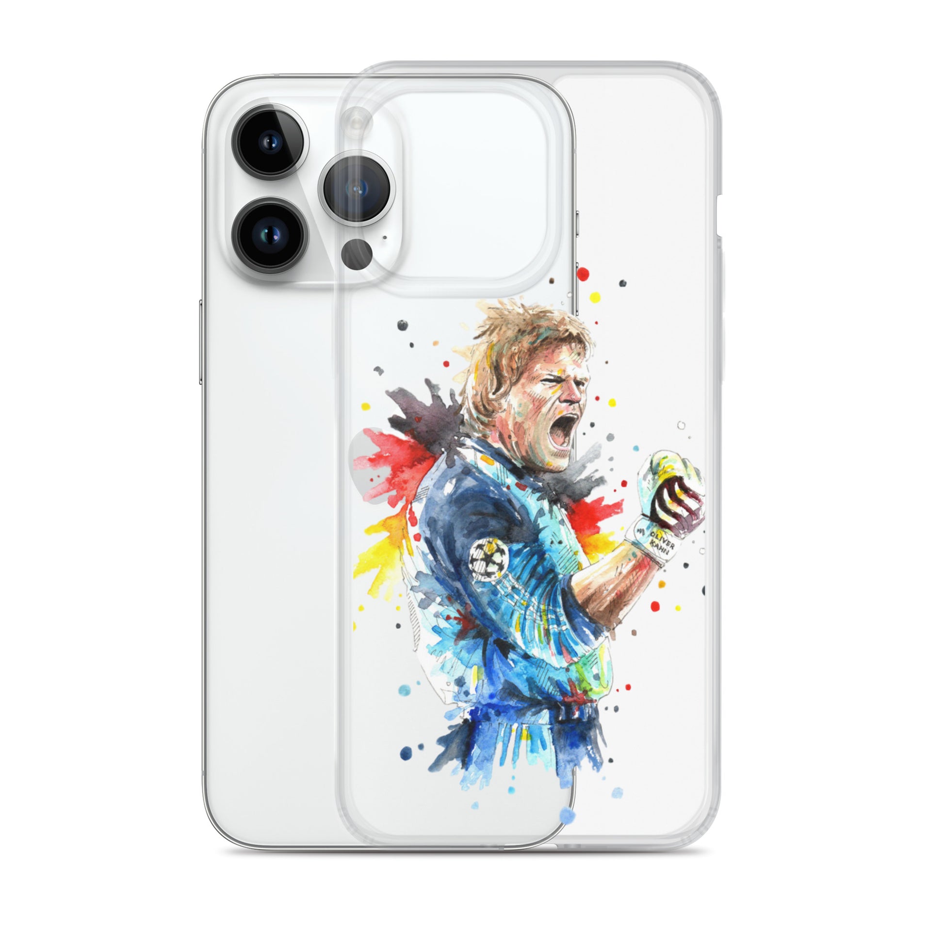 Germany Oliver Kahn Vintage Clear Case for iPhone® - The 90+ Minute