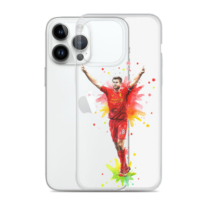 Liverpool Steven Gerrard Vintage Clear Case for iPhone® - The 90+ Minute
