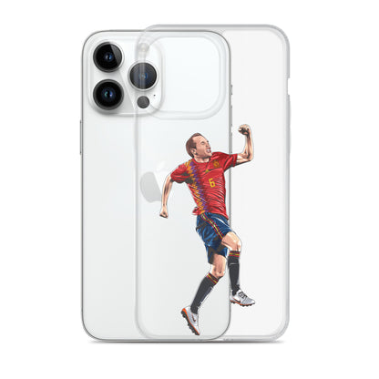 Iniesta Spain Winner Clear Case for iPhone® - The 90+ Minute
