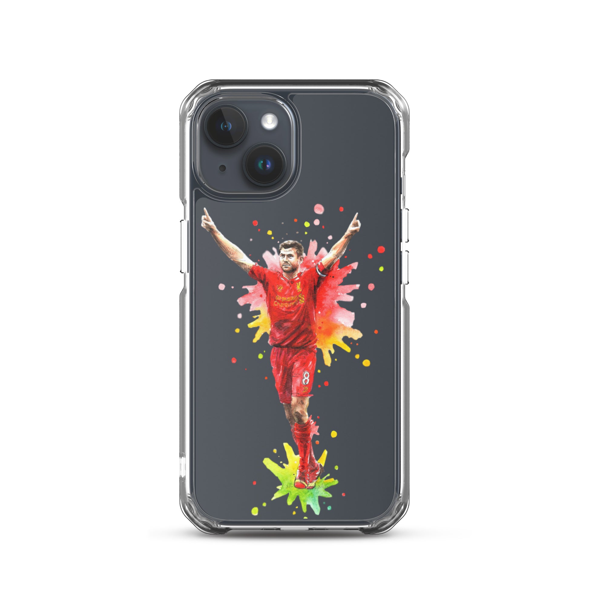 Liverpool Steven Gerrard Vintage Clear Case for iPhone® - The 90+ Minute