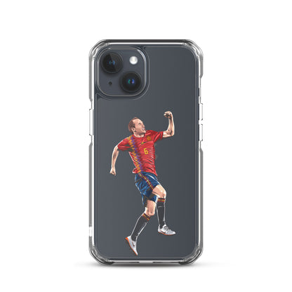 Iniesta Spain Winner Clear Case for iPhone® - The 90+ Minute