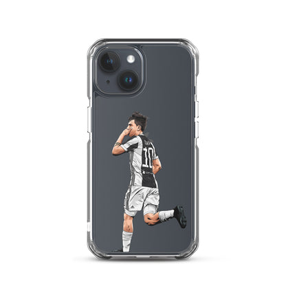 Dybala Mask Juve Clear Case for iPhone®